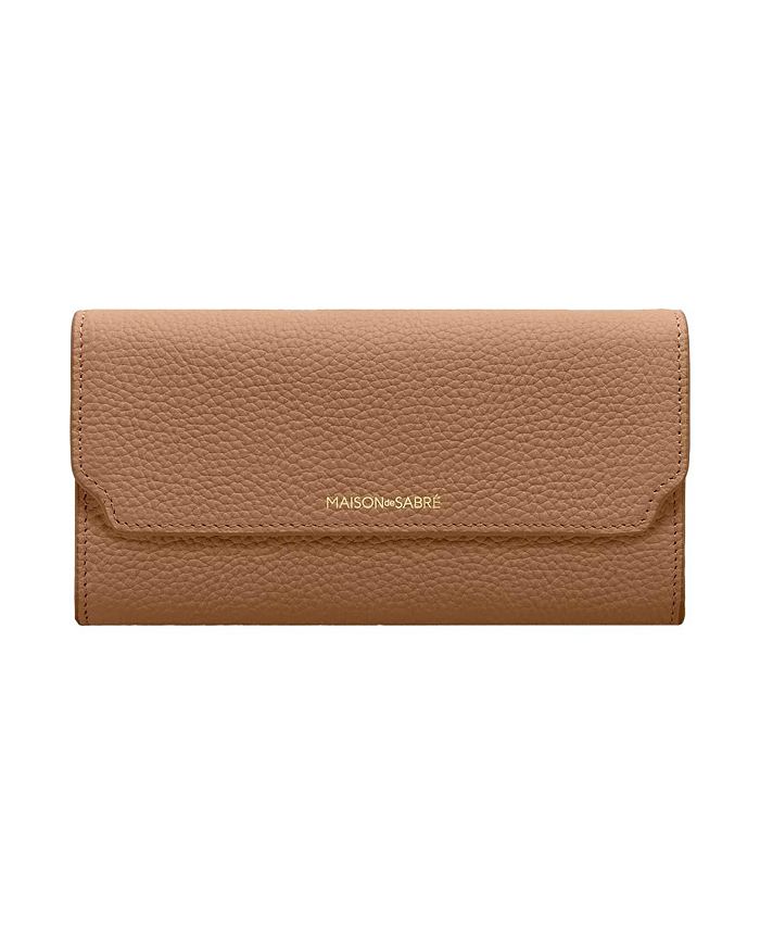 Длинный кожаный кошелек с клапаном MAISON de SABRÉ, коричневый
Длинный кожаный кошелек с клапаном MAISON de SABRÉ, коричневый
