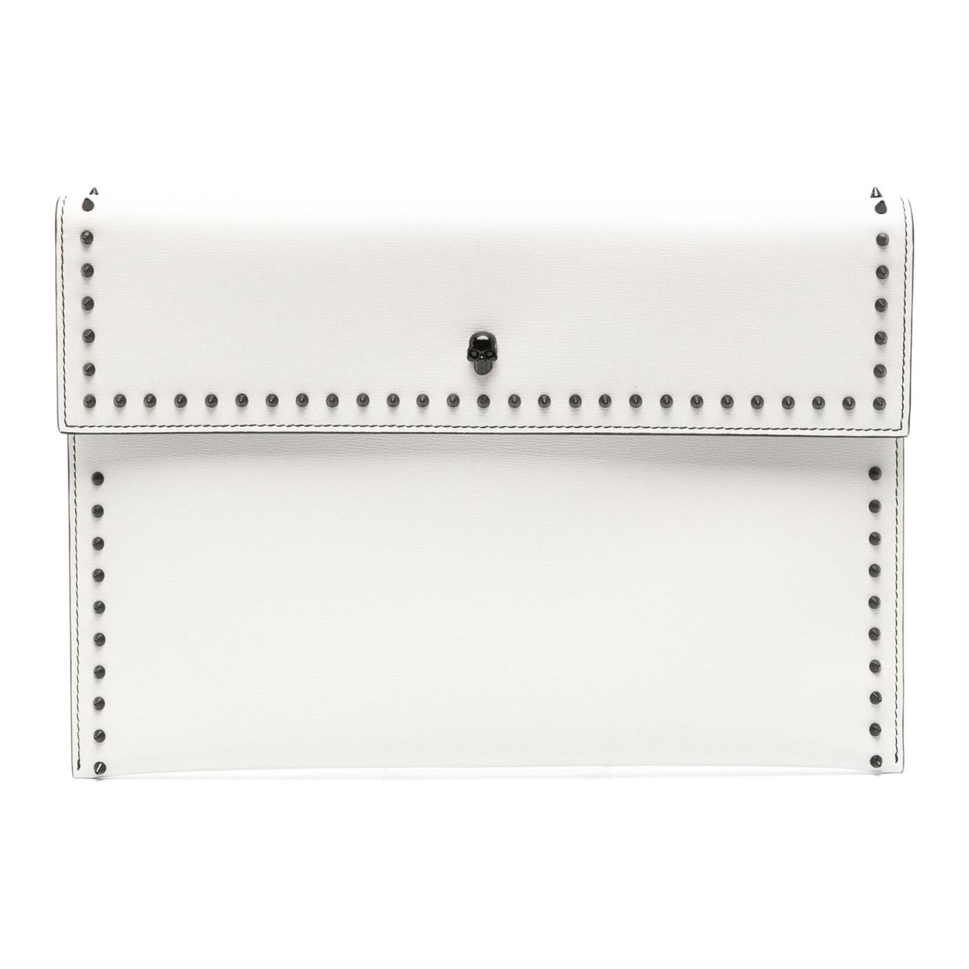 Клатч из телячьей кожи женский слоновая кость белый Alexander McQueen
Клатч из телячьей кожи женский слоновая кость белый Alexander McQueen