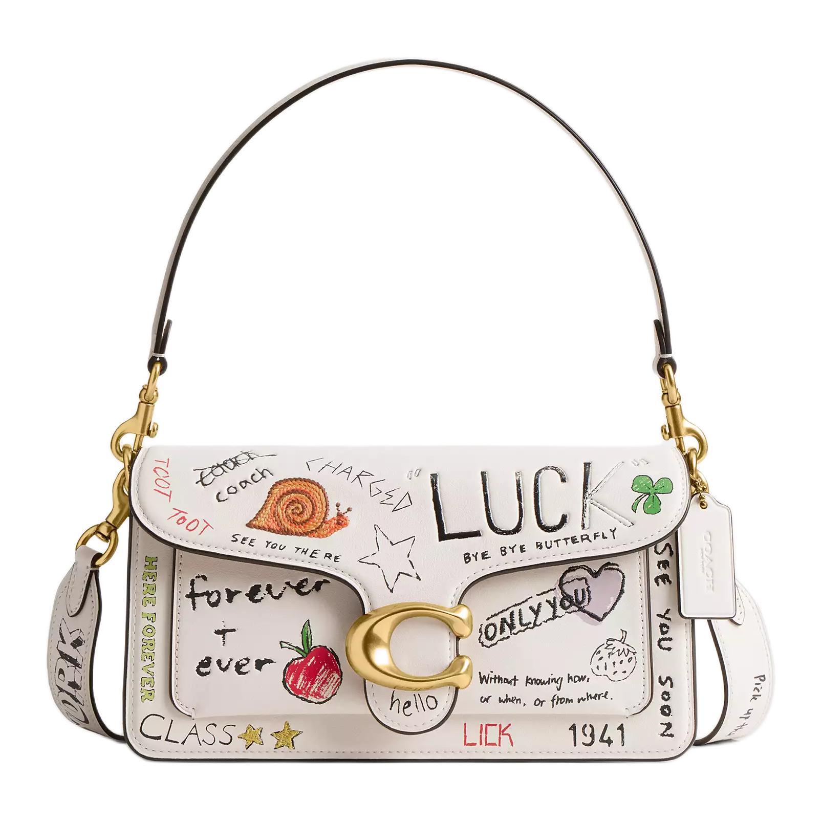 COACH Кожаная женская сумка через плечо большая латунь и мел разноцветная
COACH Кожаная женская сумка через плечо большая латунь и мел разноцветная