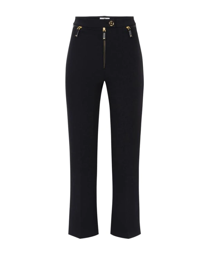 Брюки из двойного крепа Elisabetta Franchi, черный
Брюки из двойного крепа Elisabetta Franchi, черный