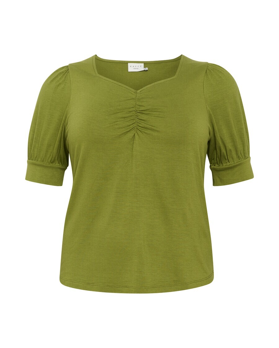 Футболка Kaffe Curve SISSY, оливковый 
Футболка Kaffe Curve SISSY, оливковый