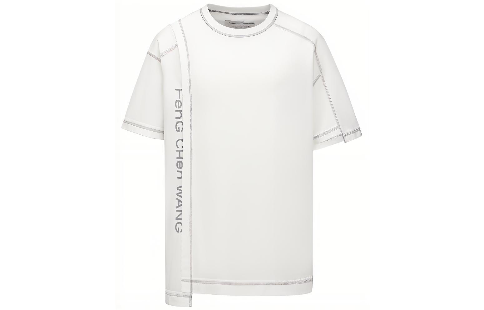 Футболка с панелями и логотипом print Feng Chen Wang, белый
Футболка с панелями и логотипом print Feng Chen Wang, белый