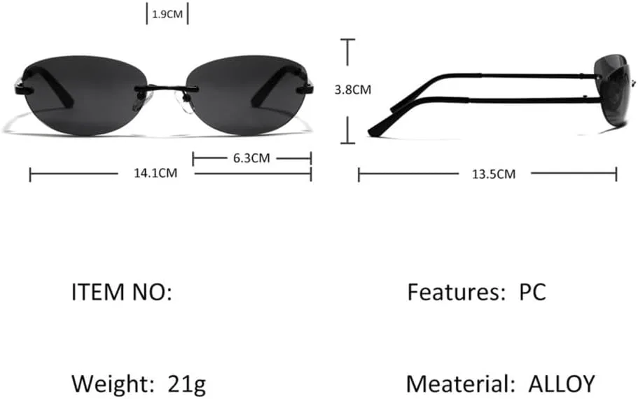 Солнцезащитные очки в стиле стимпанк без оправы для женщин и мужчин, панк-очки, очки для активного отдыха, очки с защитой от УФ-излучения UV400 MTZJH, Tea
Солнцезащитные очки в стиле стимпанк без оправы для женщин и мужчин, панк-очки, очки для активного отдыха, очки с защитой от УФ-излучения UV400 MTZJH, Tea