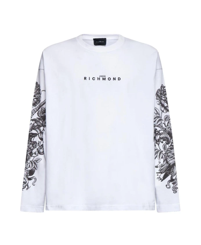 Футболка с длинными рукавами и логотипом спереди. John Richmond, белый
Футболка с длинными рукавами и логотипом спереди. John Richmond, белый