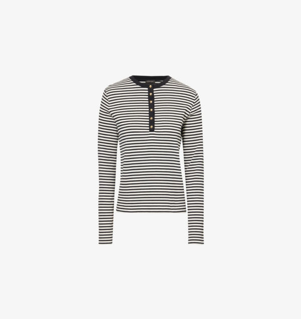 Футболка Alessia с длинными рукавами из хлопкового трикотажа в рубчик Anine Bing, мультиколор
Футболка Alessia с длинными рукавами из хлопкового трикотажа в рубчик Anine Bing, мультиколор