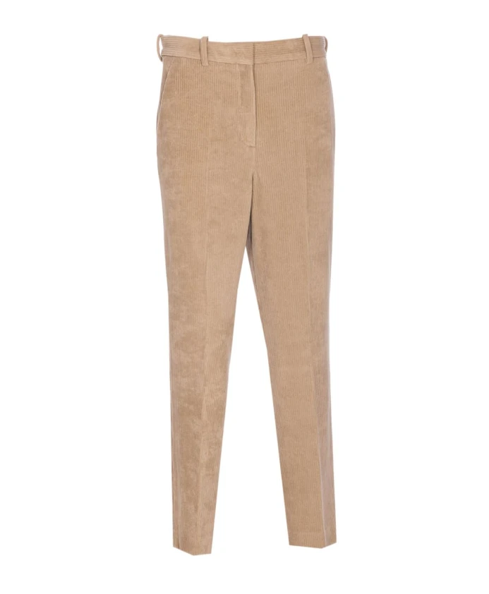 Бежевые вельветовые брюки с карманами Circolo 1901, бежевый
Бежевые вельветовые брюки с карманами Circolo 1901, бежевый