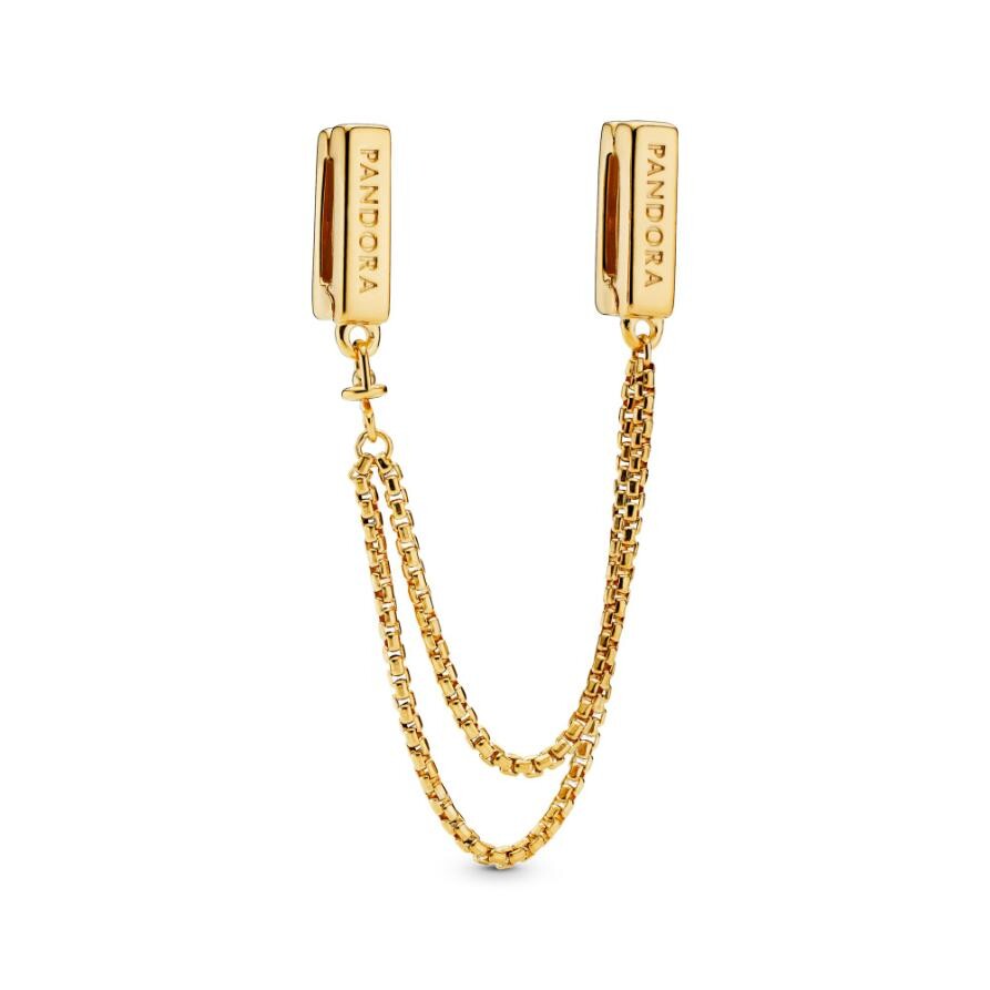 Шарм Safety Chain Clip Pandora, покрытие - золото
Шарм Safety Chain Clip Pandora, покрытие - золото