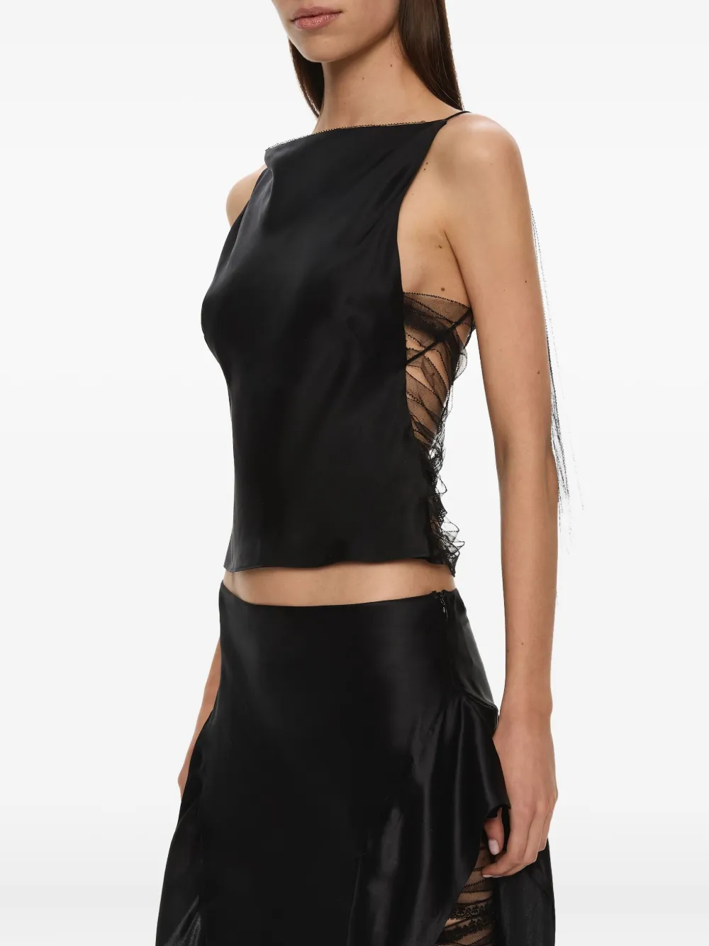 Кружевной топ Lattice Christopher Esber, черный
Кружевной топ Lattice Christopher Esber, черный