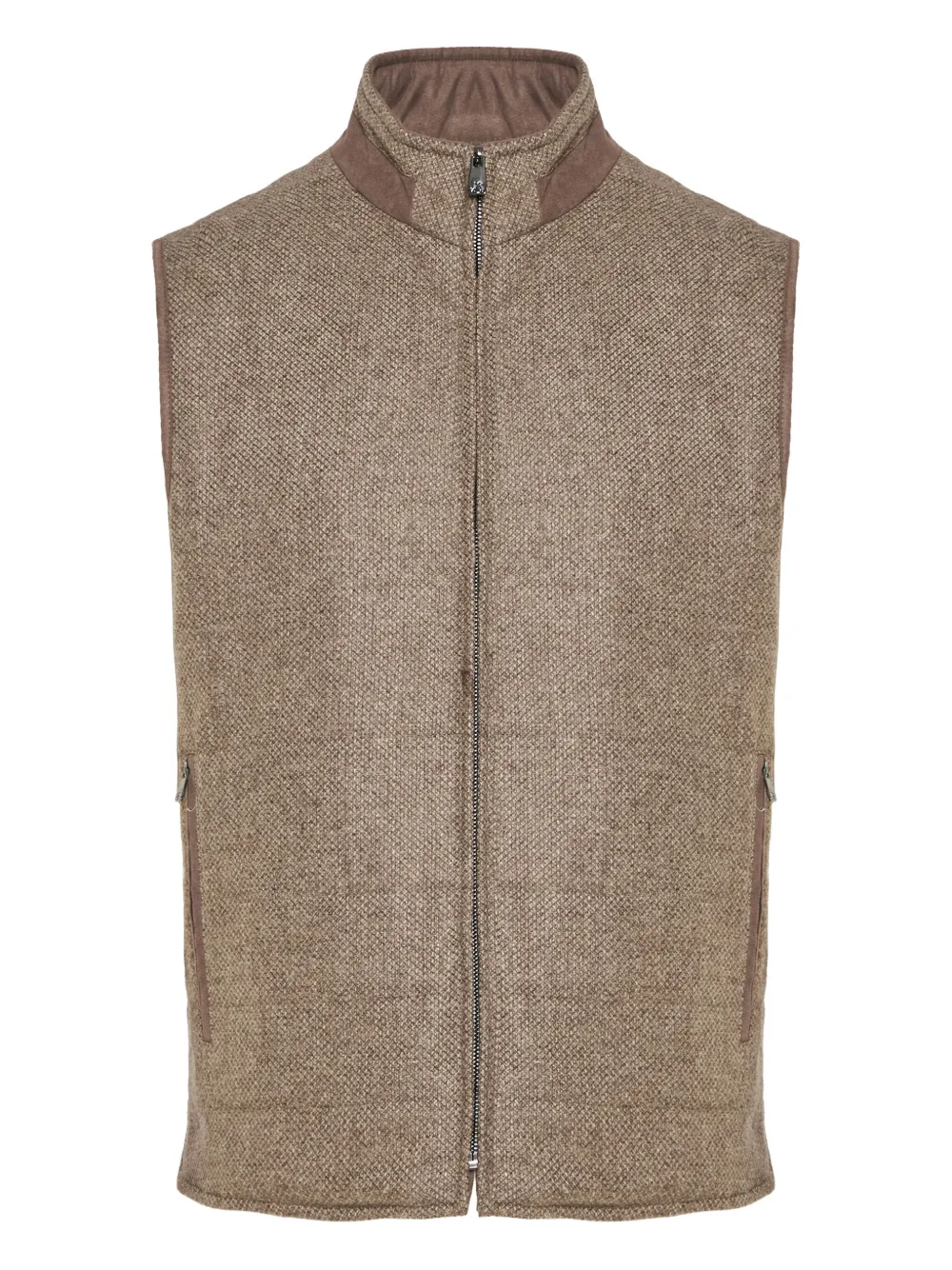 Жилет на молнии Corneliani, коричневый
Жилет на молнии Corneliani, коричневый