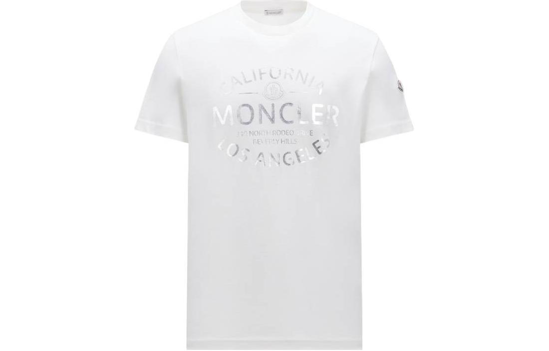 Футболка из хлопка с логотипом Moncler, белый
Футболка из хлопка с логотипом Moncler, белый