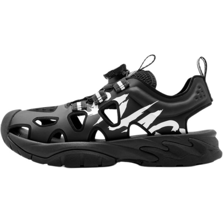 QIAODAN Детские сандалии с низким верхом, устойчивые к износу, черные, для подростков
QIAODAN Детские сандалии с низким верхом, устойчивые к износу, черные, для подростков