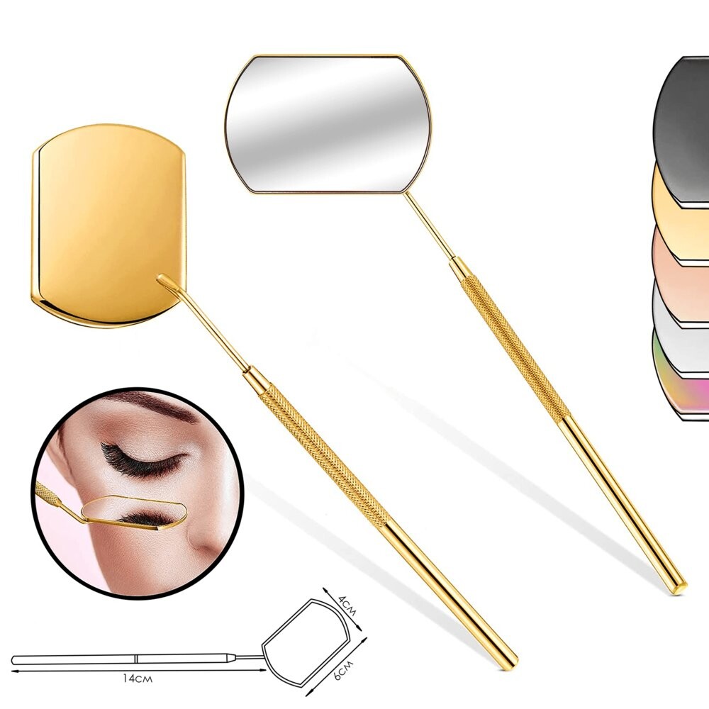 ForMe, Зеркало для ламинирования и наращивания ресниц, Золото
ForMe, Зеркало для ламинирования и наращивания ресниц, Золото