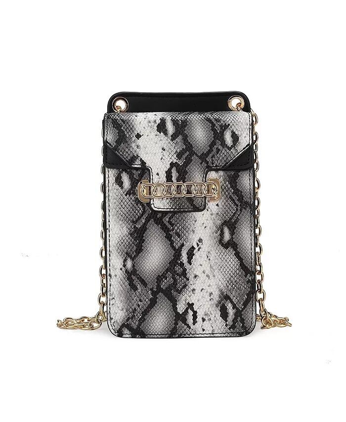 Боди Phone Cross с тиснением под змею Yael от Mia K Mkf Collection, серый
Боди Phone Cross с тиснением под змею Yael от Mia K Mkf Collection, серый