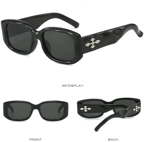 Модные солнцезащитные очки для женщин и мужчин, прямоугольная оправа с линзами, серебристый декор, винтажный стиль, защита от ультрафиолета UV400 MTZJH, C4
Модные солнцезащитные очки для женщин и мужчин, прямоугольная оправа с линзами, серебристый декор, винтажный стиль, защита от ультрафиолета UV400 MTZJH, C4