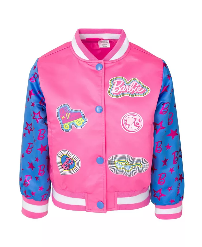 Ветровка Varsity для девочек Barbie, розовый
Ветровка Varsity для девочек Barbie, розовый