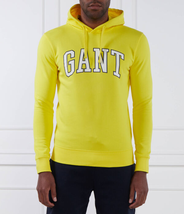 Толстовка мужская Gant с капюшоном и логотипом бренда, желтый
Толстовка мужская Gant с капюшоном и логотипом бренда, желтый