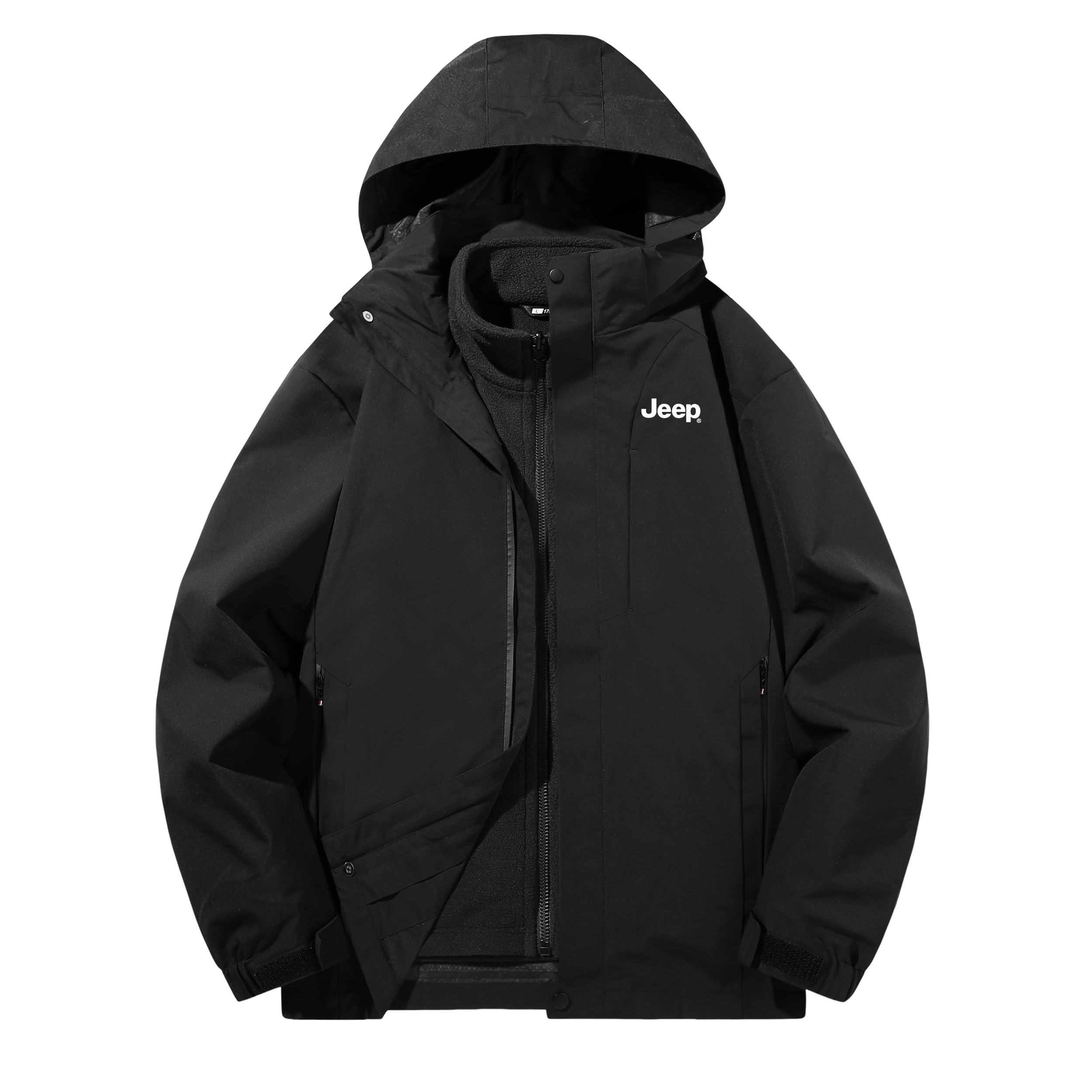 Куртка унисекс Jeep, черная (3-в-1 с флисовой подкладкой), Черный, Куртка унисекс Jeep, черная (3-в-1 с флисовой подкладкой)
Куртка унисекс Jeep, черная (3-в-1 с флисовой подкладкой), Черный, Куртка унисекс Jeep, черная (3-в-1 с флисовой подкладкой)