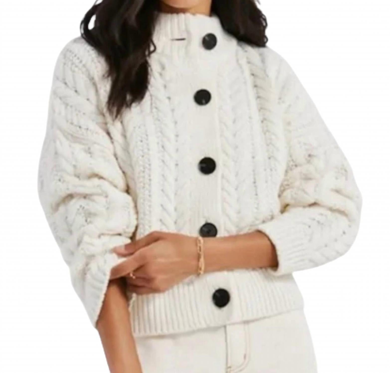 SOMETHING NAVY Кардиган крупной вязки цвета слоновой кости
SOMETHING NAVY Кардиган крупной вязки цвета слоновой кости