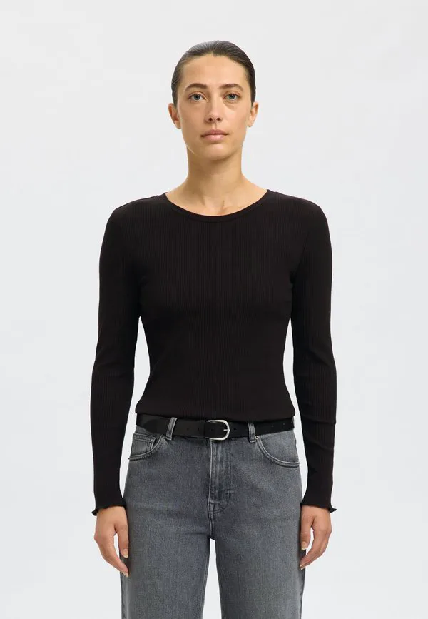 Футболка с круглым вырезом и длинными рукавами slfanna Selected, Black, Черный, Футболка с круглым вырезом и длинными рукавами slfanna Selected, Black
Футболка с круглым вырезом и длинными рукавами slfanna Selected, Black, Черный, Футболка с круглым вырезом и длинными рукавами slfanna Selected, Black