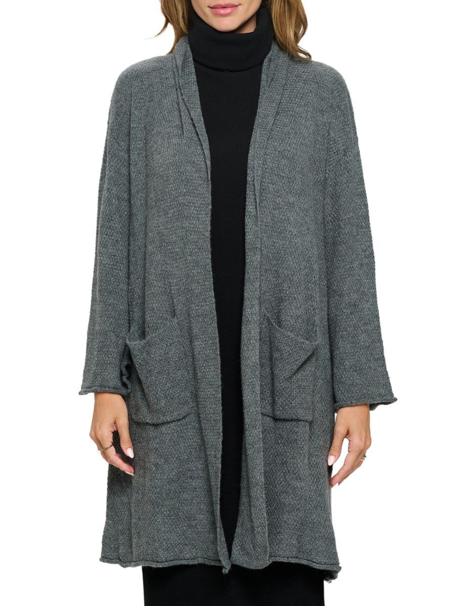 Удлиненный вязаный кардиган Renee C., угольный
Удлиненный вязаный кардиган Renee C., угольный
