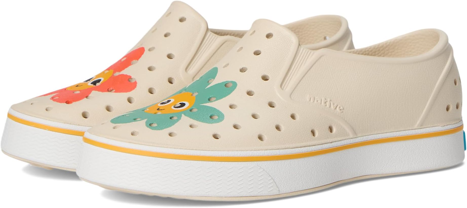 Кроссовки Native Shoes Kids Miles Block, цвет Bone White/Shell White/Happy Flower Block
Кроссовки Native Shoes Kids Miles Block, цвет Bone White/Shell White/Happy Flower Block