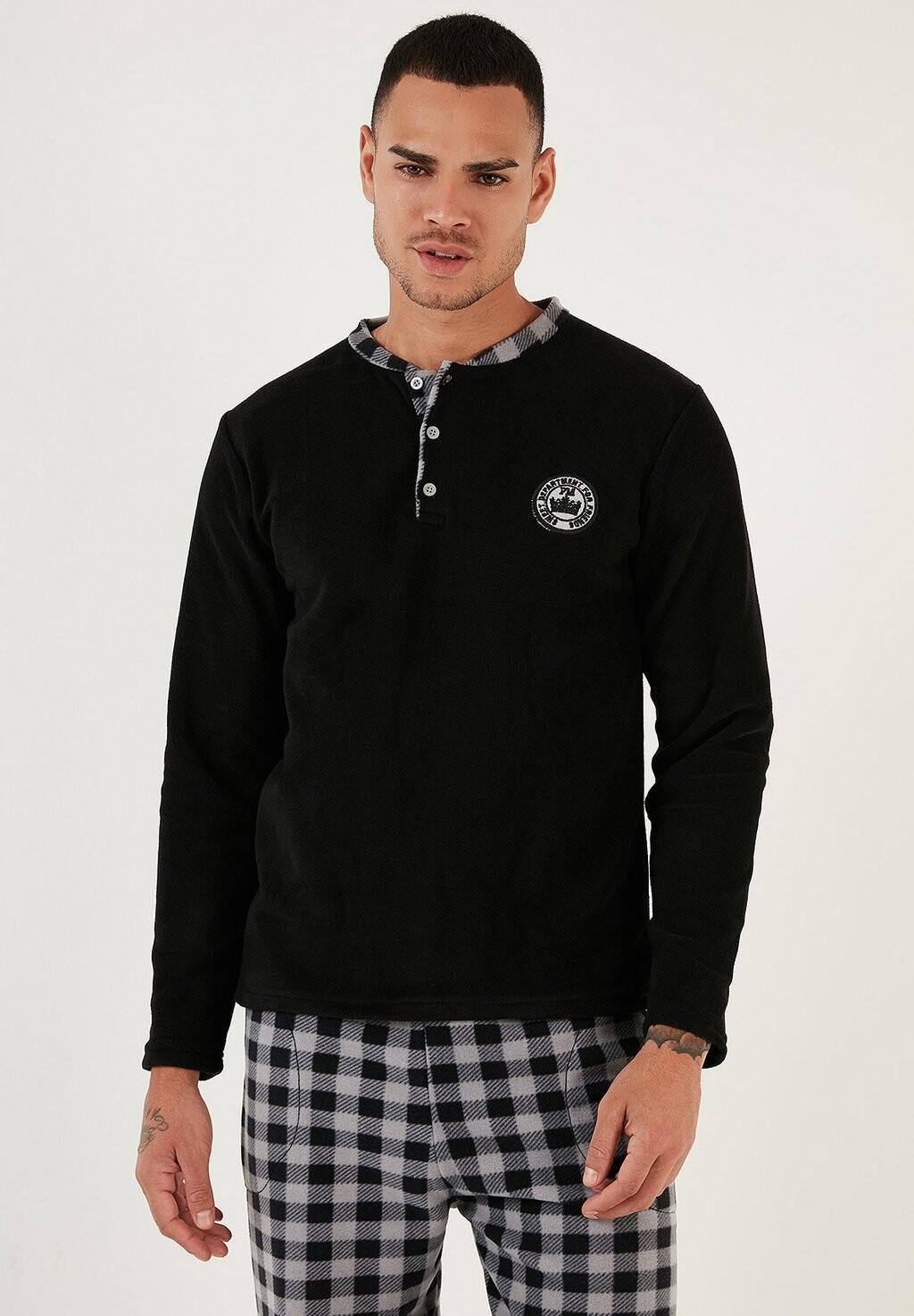 Пижамный комплект REGULAR FIT SET Buratti, черный
Пижамный комплект REGULAR FIT SET Buratti, черный