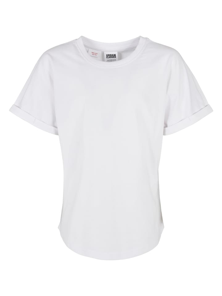 Рубашка с длинным рукавом Urban Classics, белый 
Рубашка с длинным рукавом Urban Classics, белый