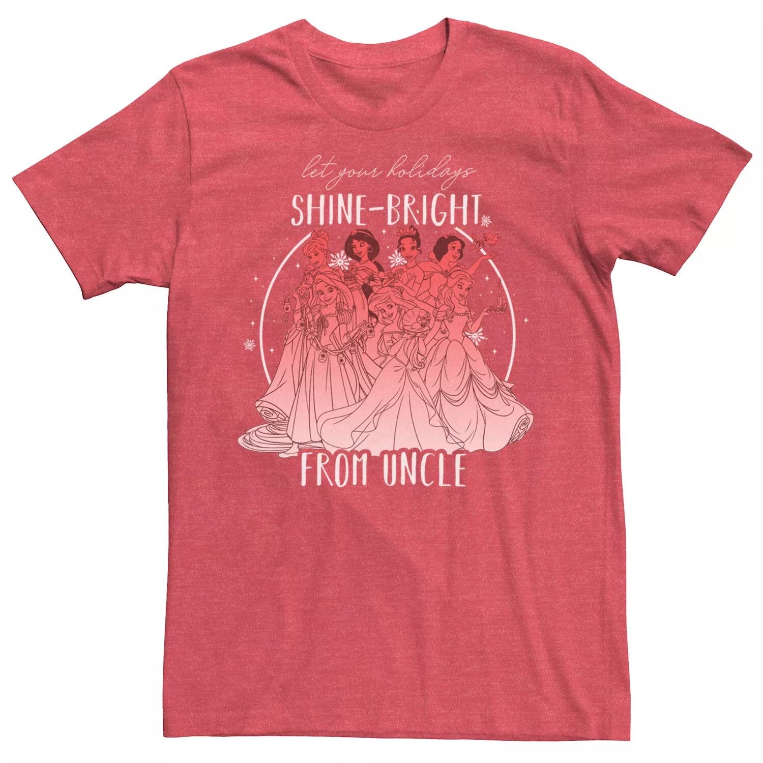 Мужская футболка Disney Princess Shine Bright Uncle Licensed Character
Мужская футболка Disney Princess Shine Bright Uncle Licensed Character