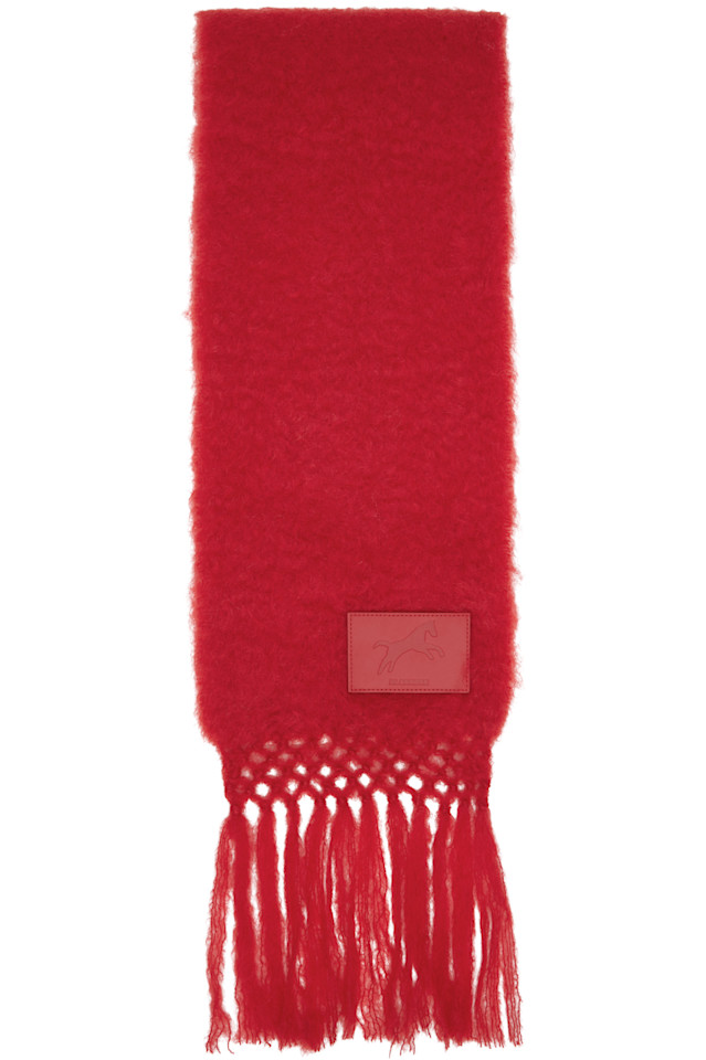 Шарф из шерстяной смеси Jil Sander, красный
Шарф из шерстяной смеси Jil Sander, красный