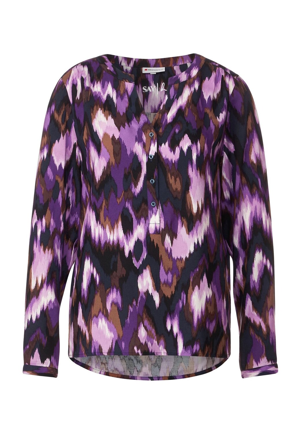 Блуза-рубашка, с рисунком, с разрезом, для женщин Street One, цвет Deep Pure
Блуза-рубашка, с рисунком, с разрезом, для женщин Street One, цвет Deep Pure