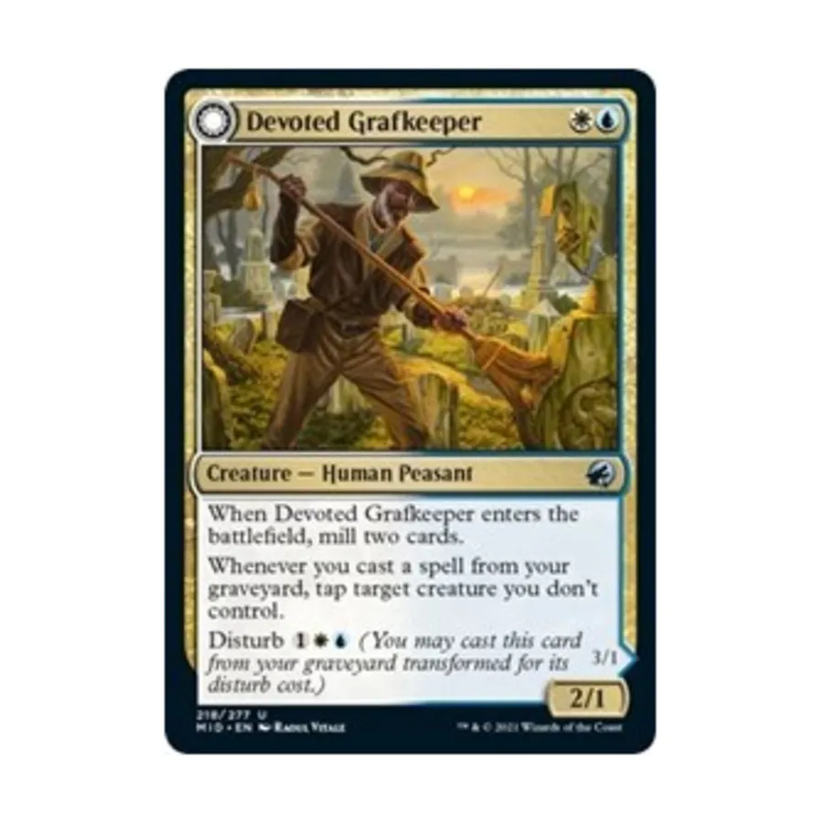 CCG Преданный графхранитель (U), MTG - Innistrad - Midnight Hunt
CCG Преданный графхранитель (U), MTG - Innistrad - Midnight Hunt