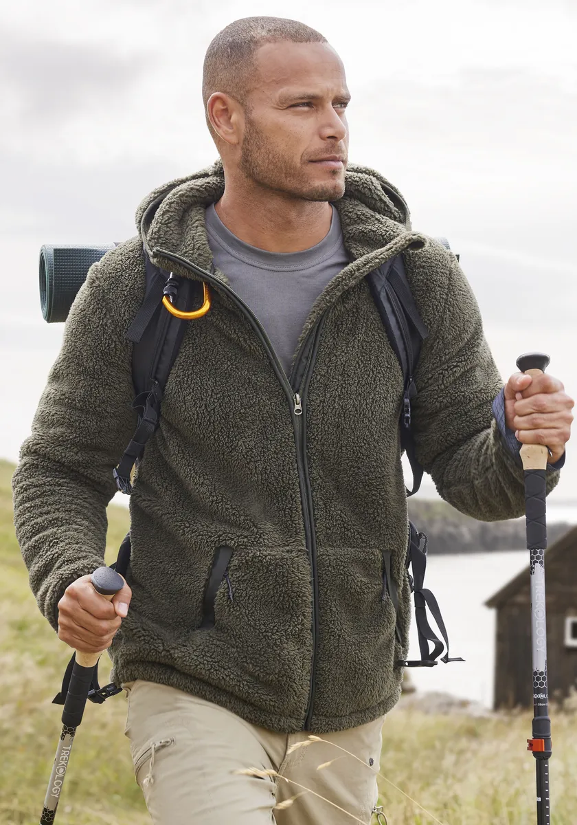 Кардиган с капюшоном John Devin из мягкого флиса Тедди, оливковый
Кардиган с капюшоном John Devin из мягкого флиса Тедди, оливковый