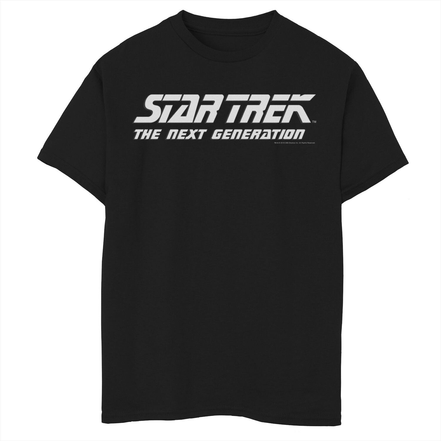 Классическая футболка с графическим логотипом Star Trek Next Generation для мальчиков 8–20 лет Licensed Character