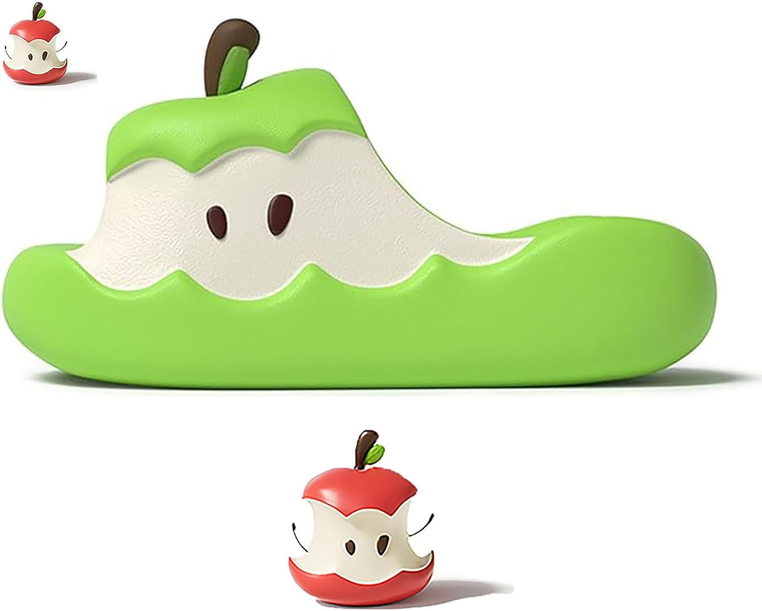 Тапочки в форме яблок для женщин и мужчин, милые 3D-сандалии в форме мультяшных яблок с нескользящей подошвой, пляжные сандалии Generic, зеленый
Тапочки в форме яблок для женщин и мужчин, милые 3D-сандалии в форме мультяшных яблок с нескользящей подошвой, пляжные сандалии Generic, зеленый
