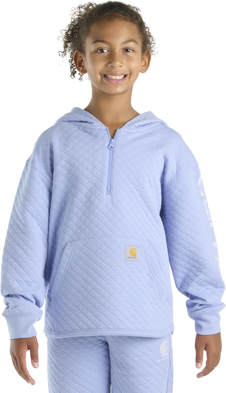 Carhartt детская CA7108 стеганая джерси толстовка с длинным рукавом и молнией до половины - для девочек, Med Purple
Carhartt детская CA7108 стеганая джерси толстовка с длинным рукавом и молнией до половины - для девочек, Med Purple