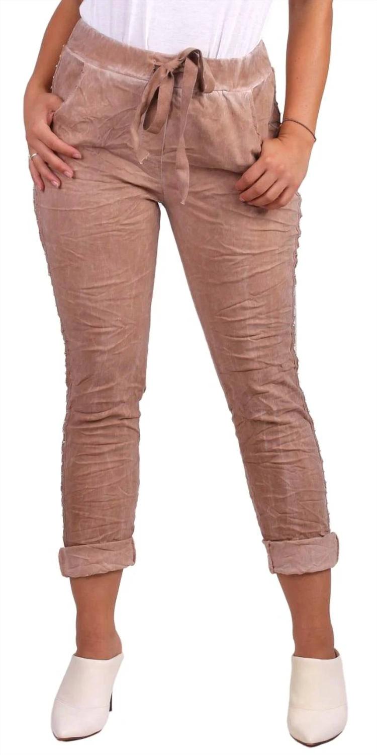 Золотые брюки-бананы в верблюжьем цвете GIGI MODA, коричневый
Золотые брюки-бананы в верблюжьем цвете GIGI MODA, коричневый