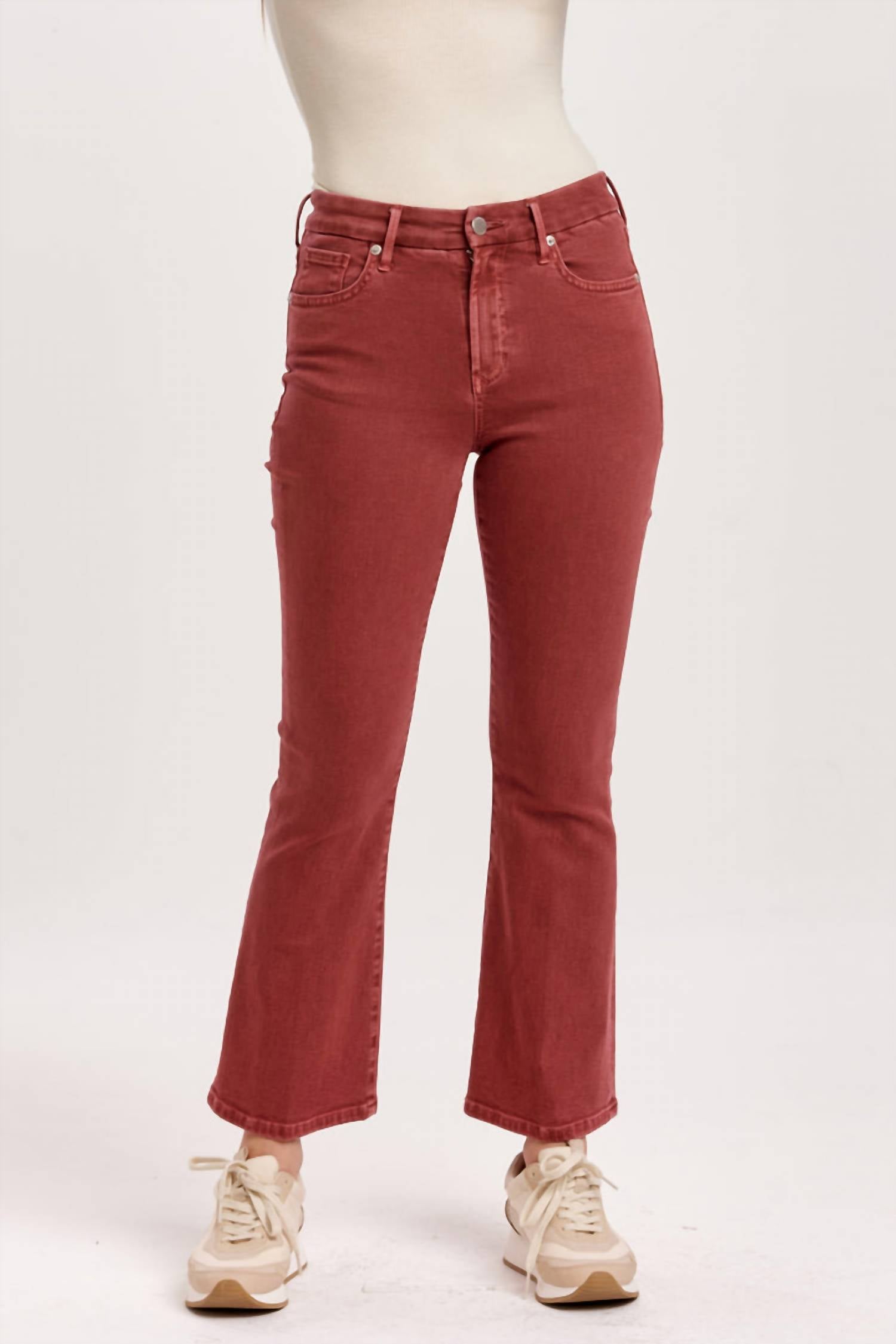 Джинсы Jeanne High Rise Cropped Flare с высокой посадкой, интенсивного цвета ржавчины DEAR JOHN DENIM, цвет intense rust
Джинсы Jeanne High Rise Cropped Flare с высокой посадкой, интенсивного цвета ржавчины DEAR JOHN DENIM, цвет intense rust