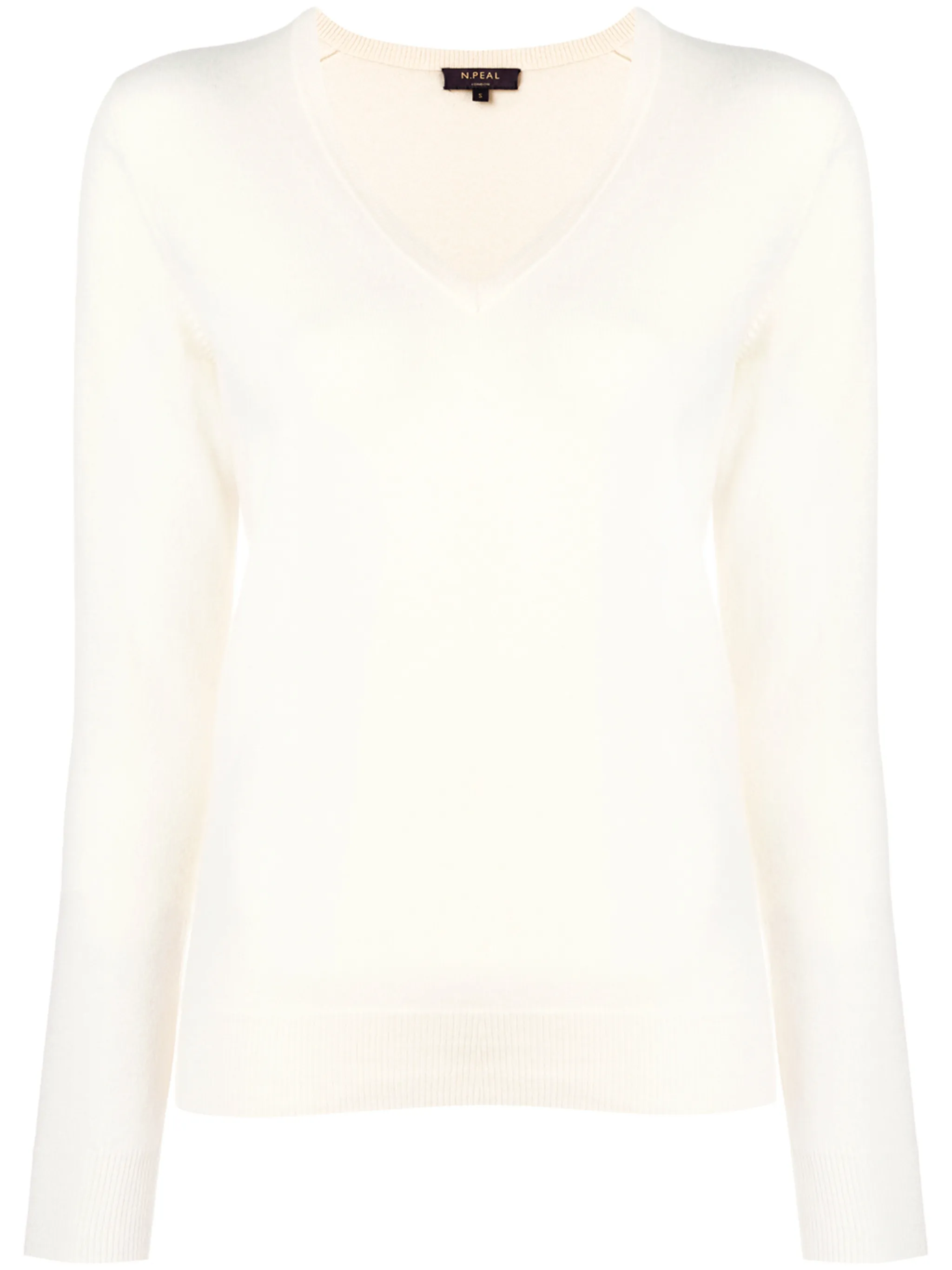 Джемпер с V-образным вырезом N.Peal, белый
Джемпер с V-образным вырезом N.Peal, белый