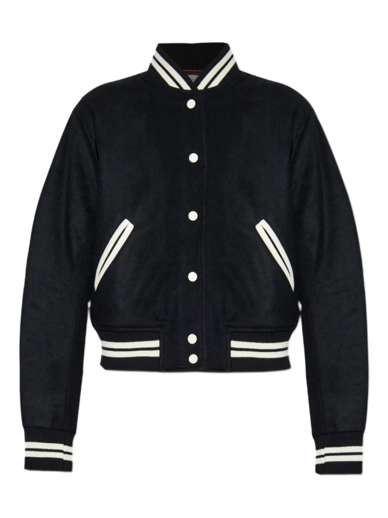 Двухцветная куртка-бомбер Officine Generale, черный
Двухцветная куртка-бомбер Officine Generale, черный