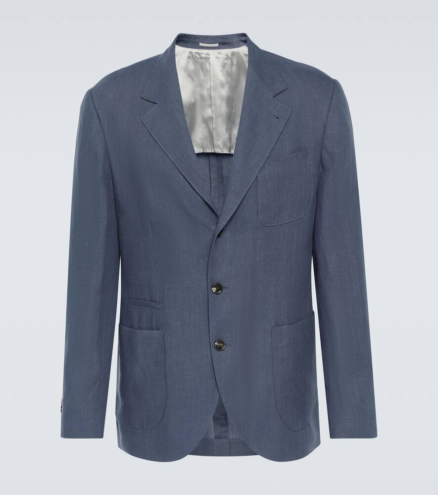 Льняной блейзер Brunello Cucinelli, Ocean Blue C280
Льняной блейзер Brunello Cucinelli, Ocean Blue C280