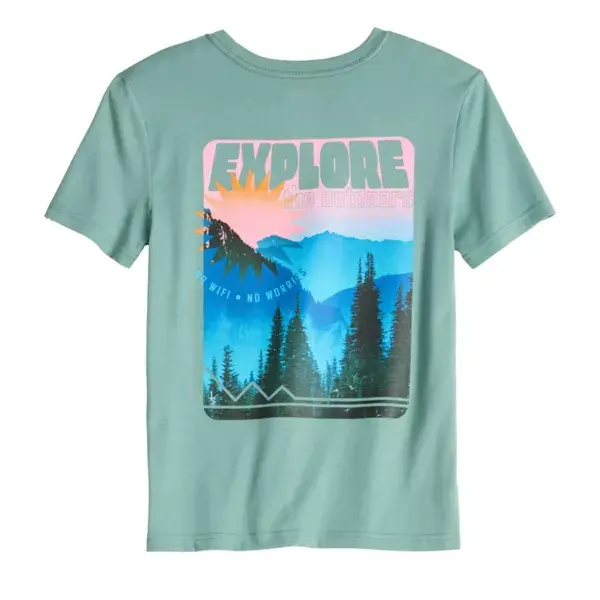 Футболка с коротким рукавом и принтом для мальчиков 8-20 лет на каждый день Sonoma Goods For Life, цвет elevate mountain green
Футболка с коротким рукавом и принтом для мальчиков 8-20 лет на каждый день Sonoma Goods For Life, цвет elevate mountain green