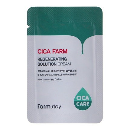 Образец крема Cica Farm Regenerating Solution 1 мл Farmstay
Образец крема Cica Farm Regenerating Solution 1 мл Farmstay