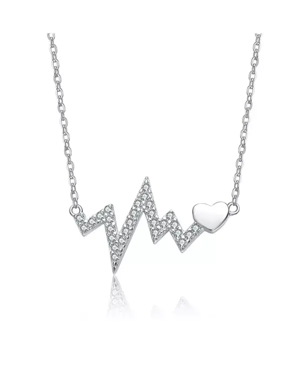 Колье-Бар в форме сердца с покрытием из белого золота и прозрачными кубическими цирконами Rachel Glauber, white
Колье-Бар в форме сердца с покрытием из белого золота и прозрачными кубическими цирконами Rachel Glauber, white