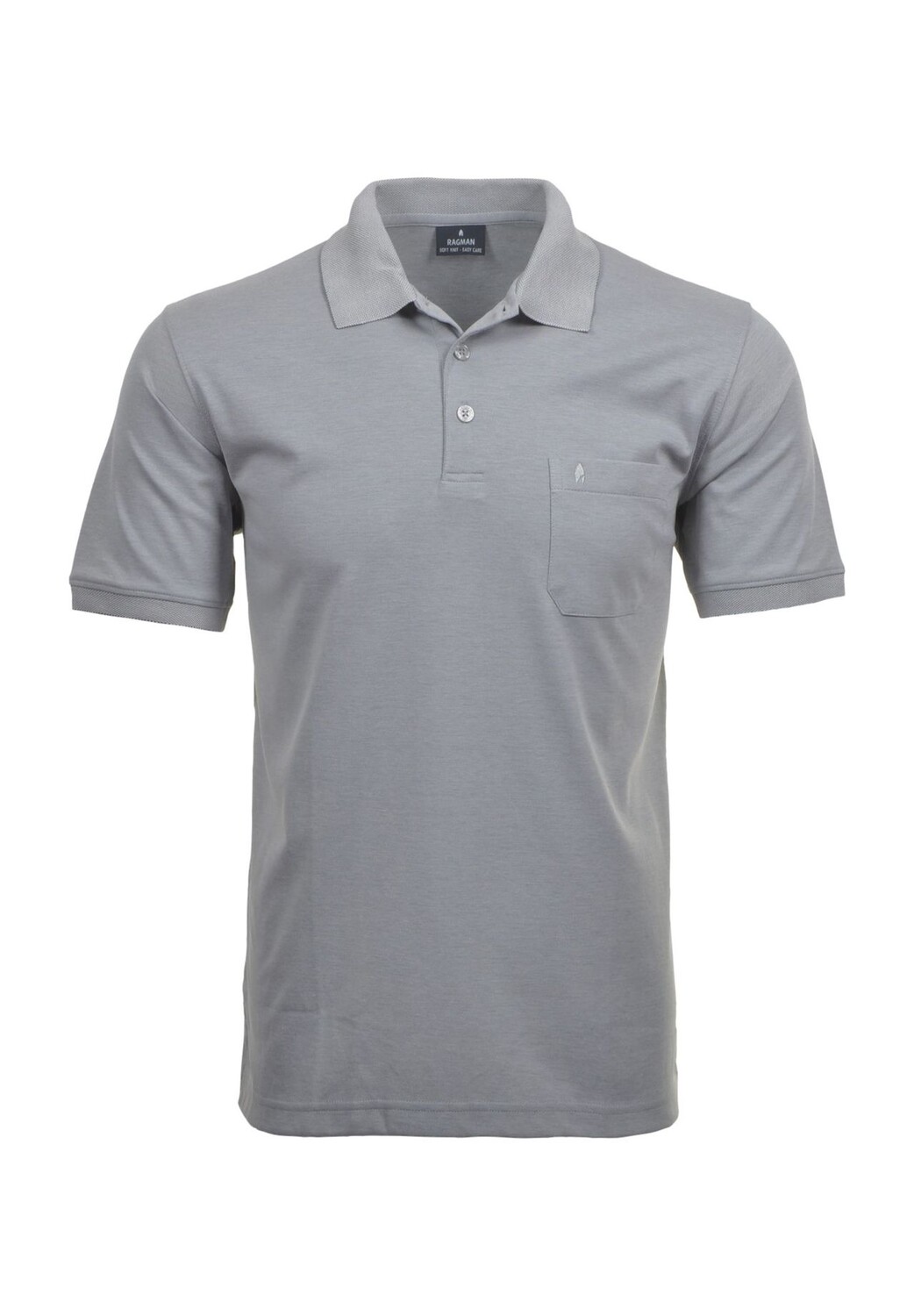 Рубашка-поло, нагрудный карман, мужская RAGMAN, серебро
Рубашка-поло, нагрудный карман, мужская RAGMAN, серебро