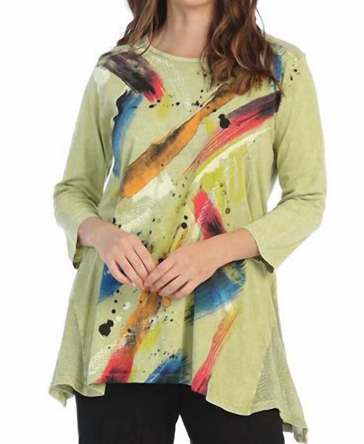 Контрастная туника Bora Bora Mineral Washed Mesh зеленого цвета Jess & Jane
Контрастная туника Bora Bora Mineral Washed Mesh зеленого цвета Jess & Jane