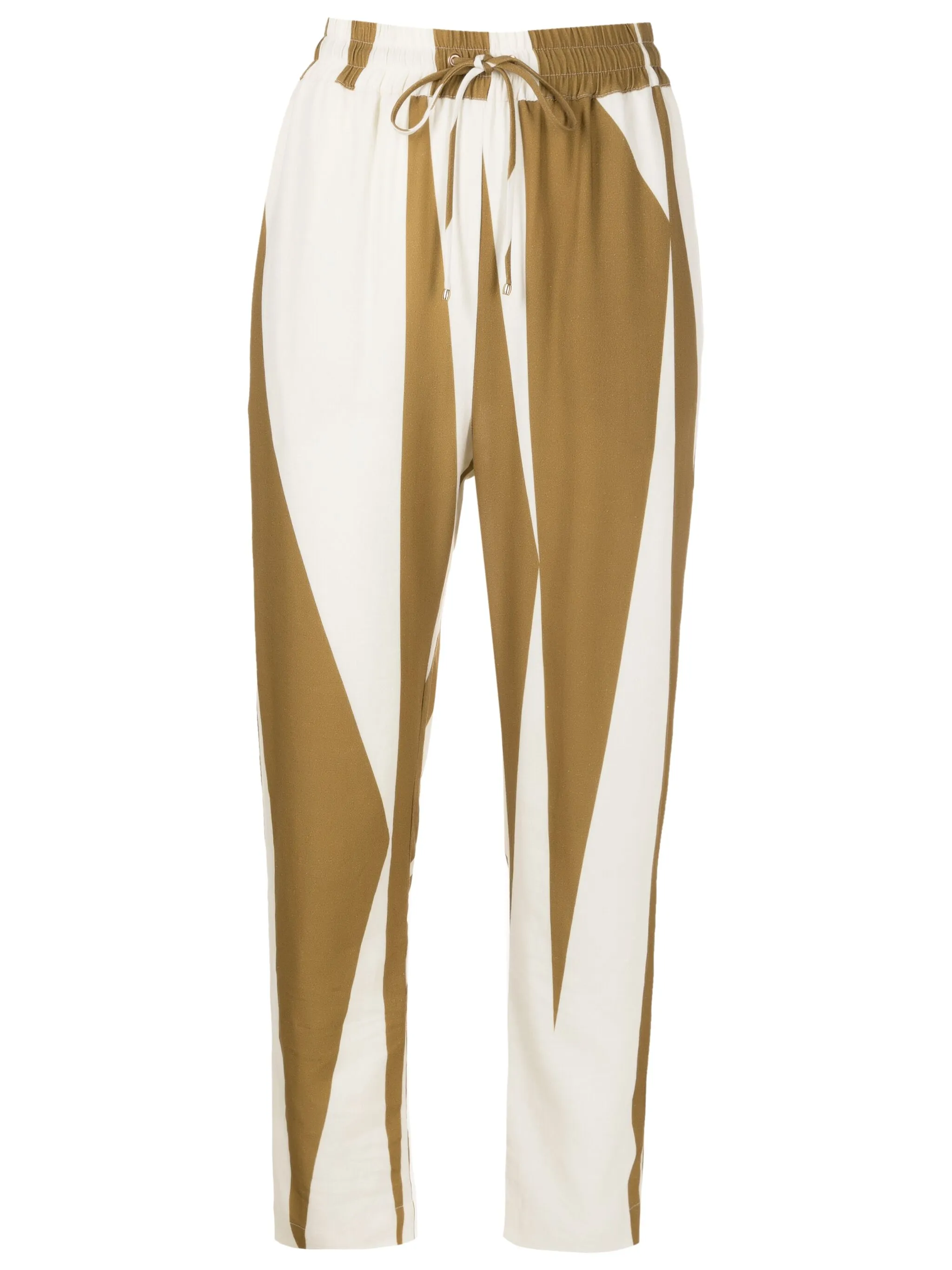 Зауженные брюки с геометричным узором Lenny Niemeyer, белый
Зауженные брюки с геометричным узором Lenny Niemeyer, белый