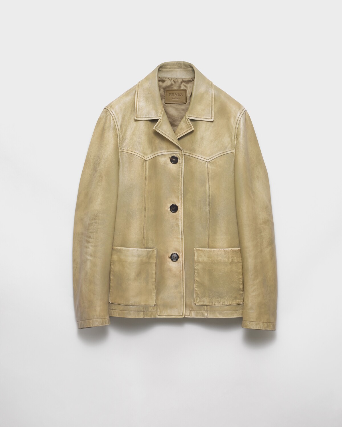 Куртка из наппы Prada, колониальный бежевый
Куртка из наппы Prada, колониальный бежевый