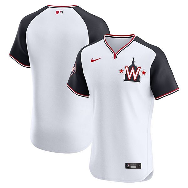 Мужская футболка Washington Nationals Alternate Elite цвета navy Nike
Мужская футболка Washington Nationals Alternate Elite цвета navy Nike