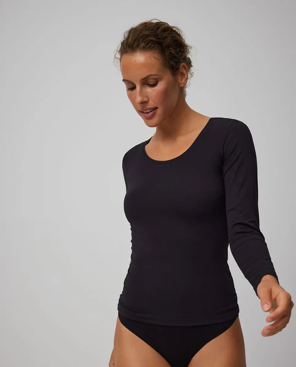 Женский базовый базовый слой с длинным рукавом Ysabel Mora, чёрный
Женский базовый базовый слой с длинным рукавом Ysabel Mora, чёрный
