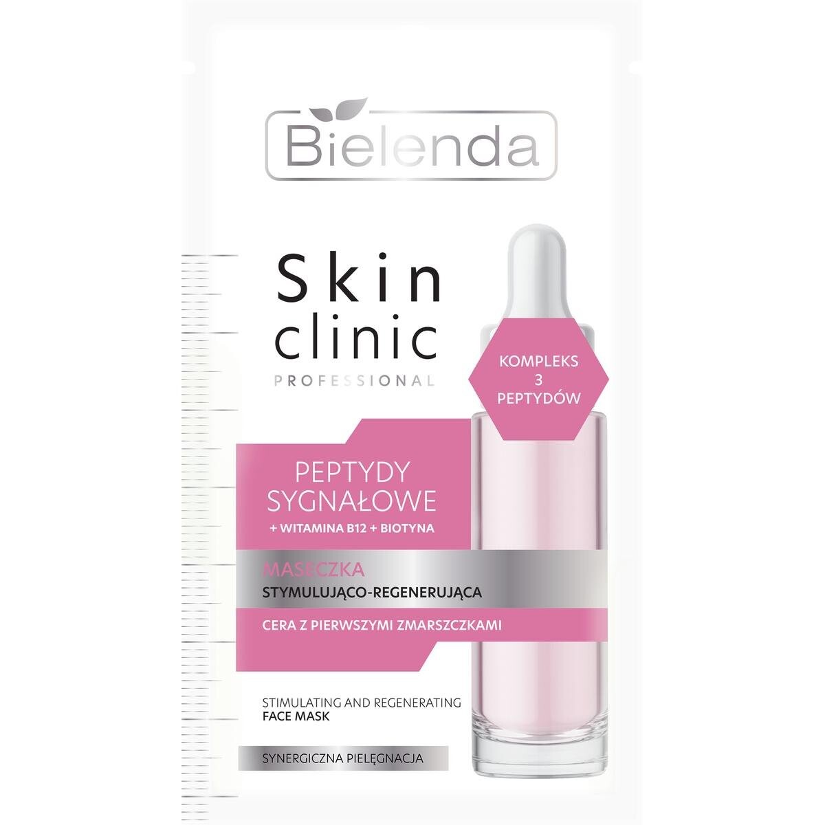 Bielenda, SKIN CLINIC PROFESSIONAL SIGNAL PEPTIDS, стимулирующая и регенерирующая маска, 8 г
Bielenda, SKIN CLINIC PROFESSIONAL SIGNAL PEPTIDS, стимулирующая и регенерирующая маска, 8 г